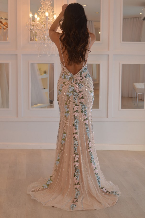 Madrinhas Vestido Longo Decotado Nas Costas Vestido De Festa Longo