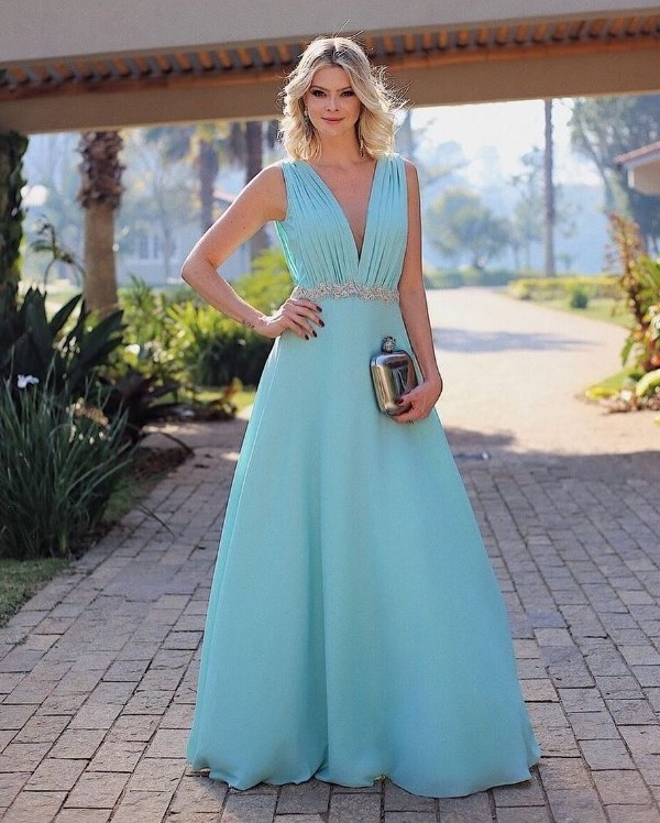 vestidos de festa em tons pasteis