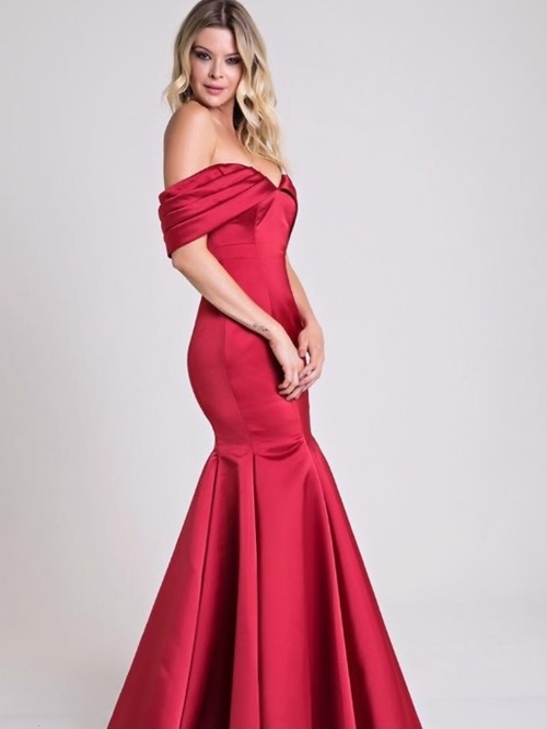 vestidos de formatura longos vermelho