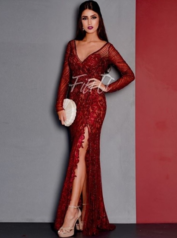 sandália para vestido marsala