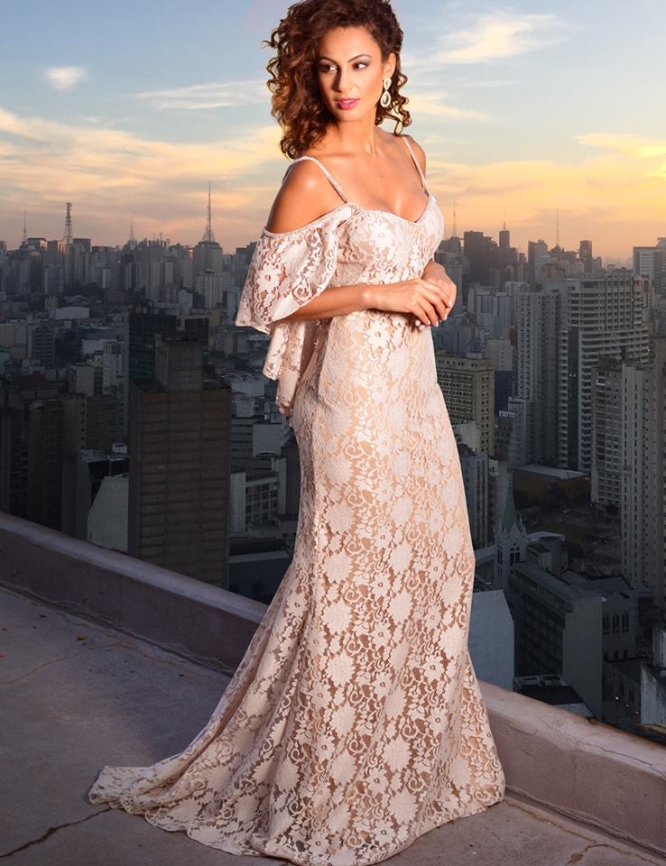 vestido para pré wedding plus size