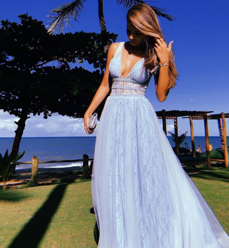 10 Vestidos azul claro para madrinhas - Pronta pra Festa