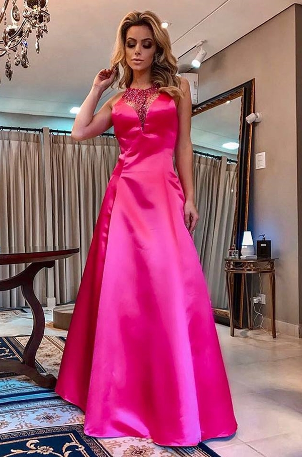 vestido pink longo madrinha