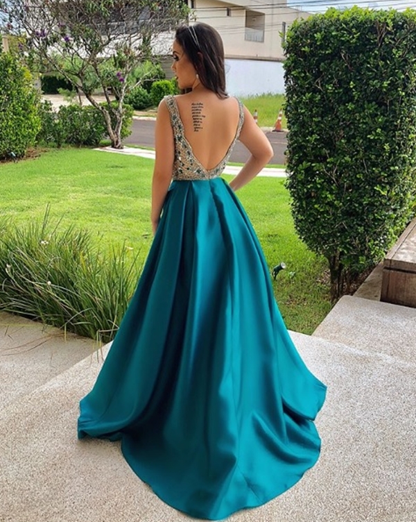 vestido estilo princesa para formatura