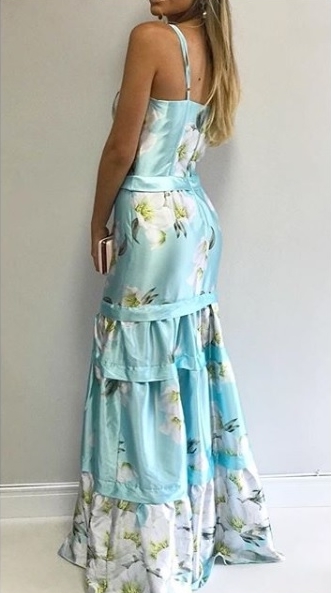 vestido longos estampados