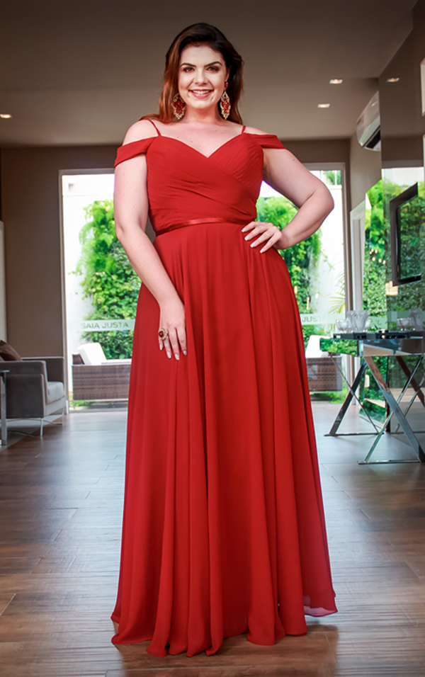 vestidos de festa plus size para jovens