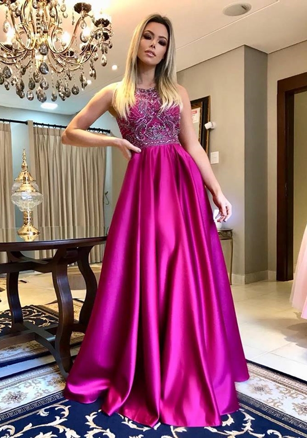 vestido de festa estilo princesa 