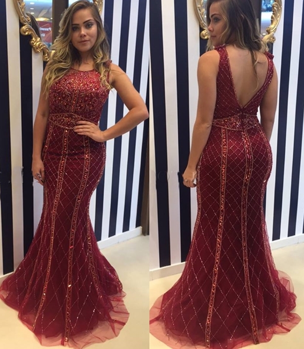 vestido marsala bordado