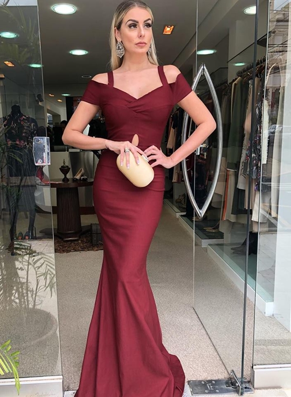 vestido marsala para madrinha