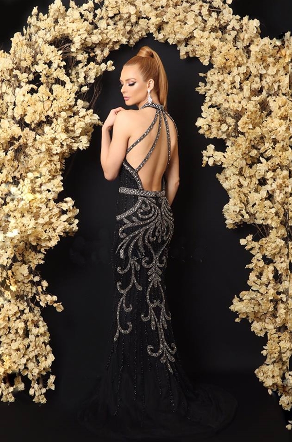 vestido preto longo bordado vestido preto longo bordado