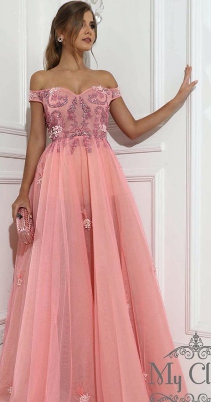 vestido debutante curto rosa