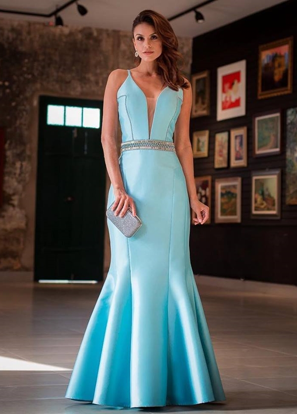 modelo de vestido sereia