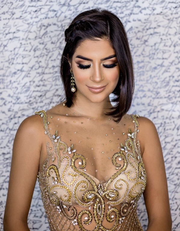 vestido de festa dourado 