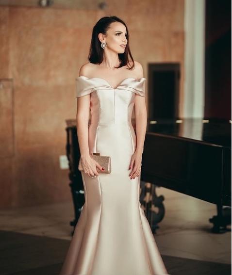 vestido de festa sereia longo