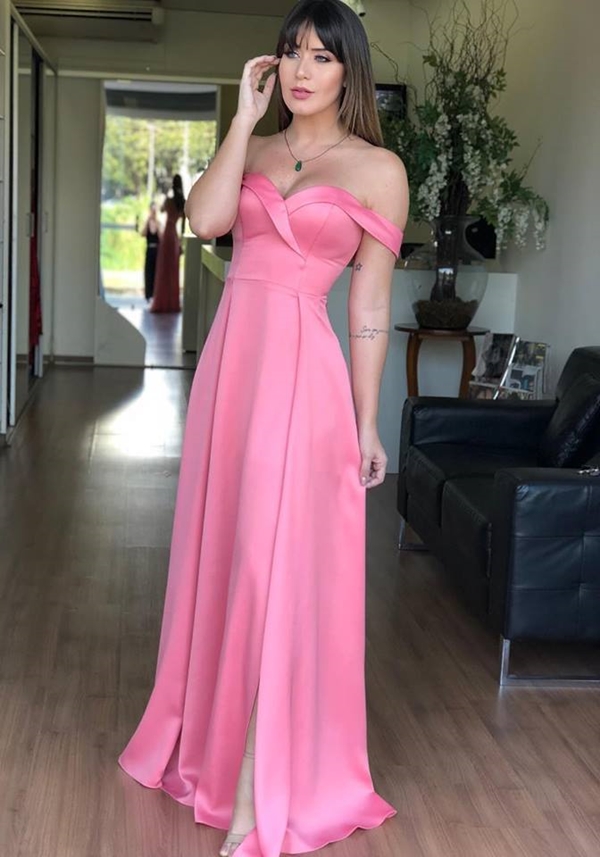 vestido estampado floral longo