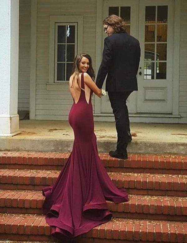 vestido marsala para formatura