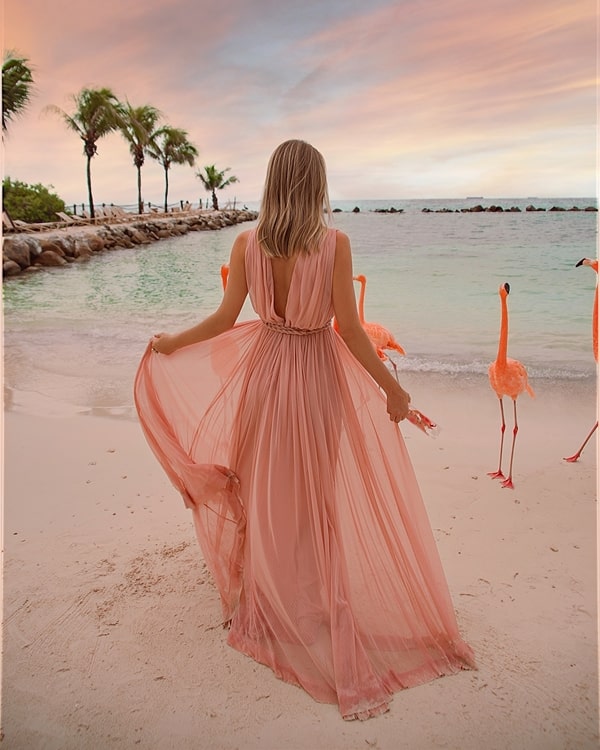 vestido longo rosa para madrinha
