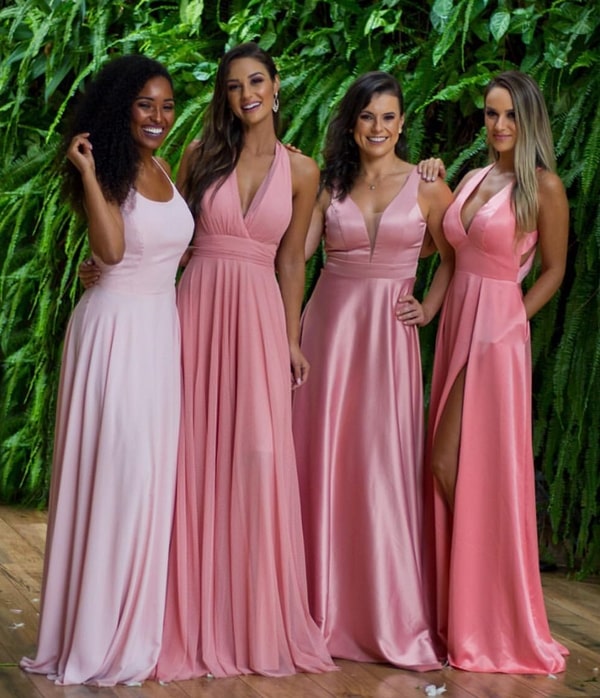 vestidos de madrinha rose 2019