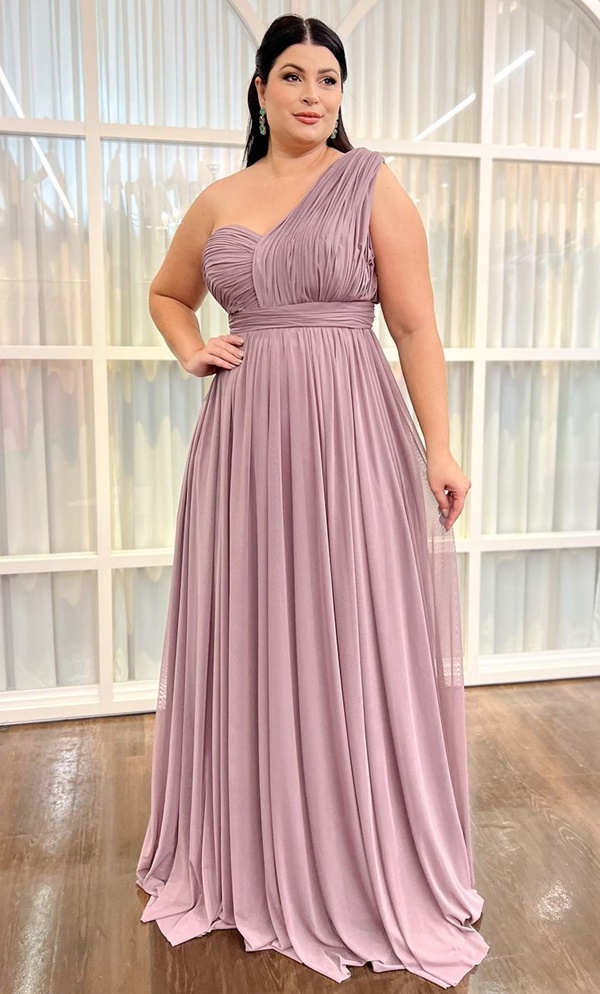 vestido longo lavanda para mãe da noiva casamento dia