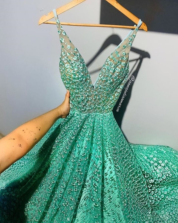 vestido de festa longo verde água para madrinha de casamento