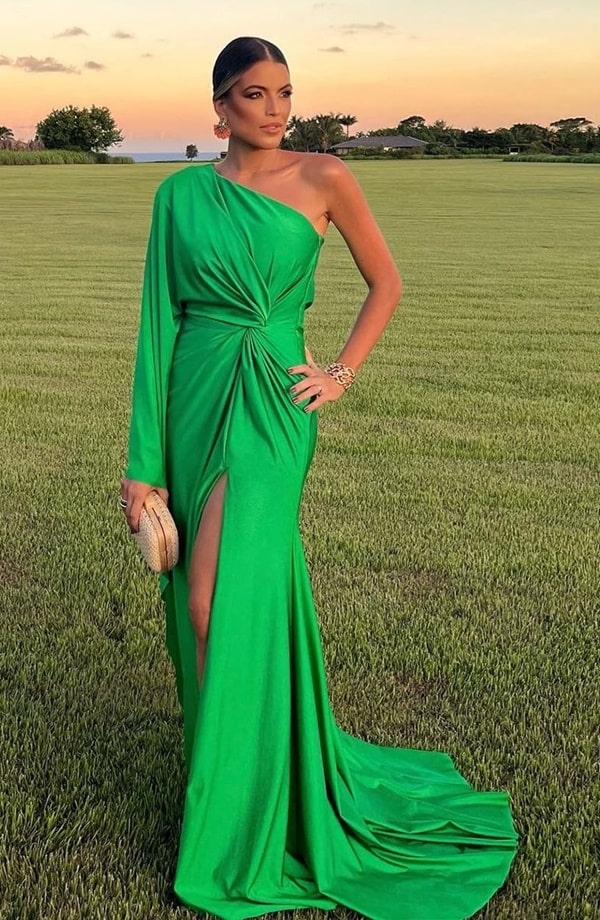 vestido verde convidada de casamento 