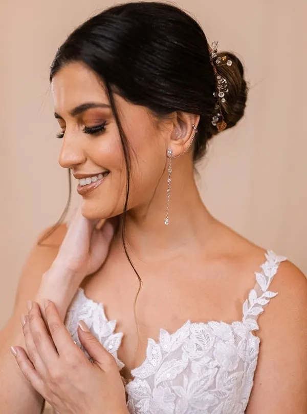 penteado para noiva casamento civil coque